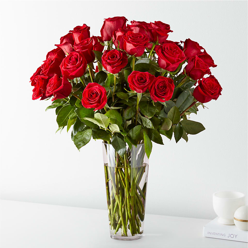 Long Stem Red Rose Bouquet – Heavenly Plants, Regina SK