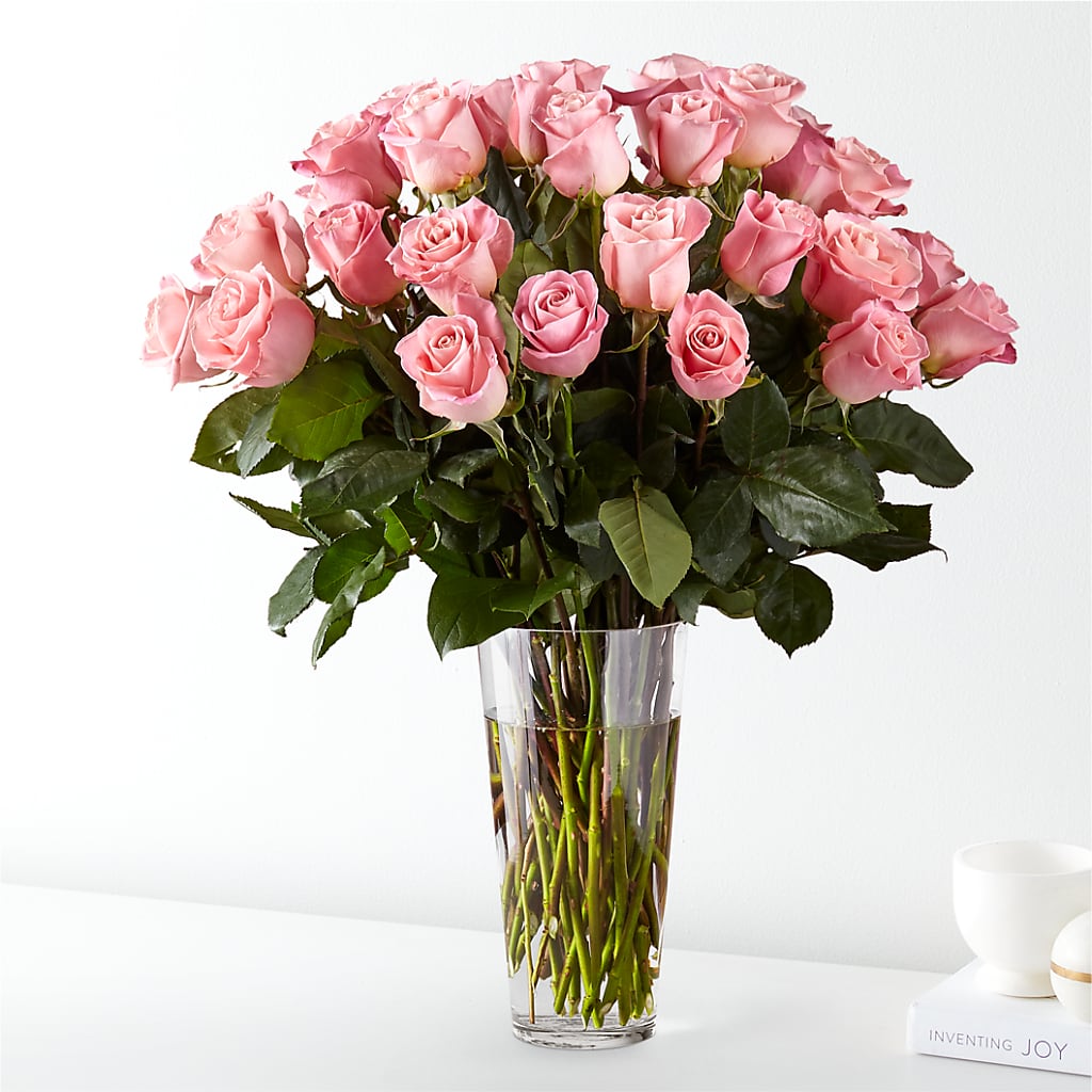 Long Stem Pink Rose Bouquet – Heavenly Plants, Regina SK
