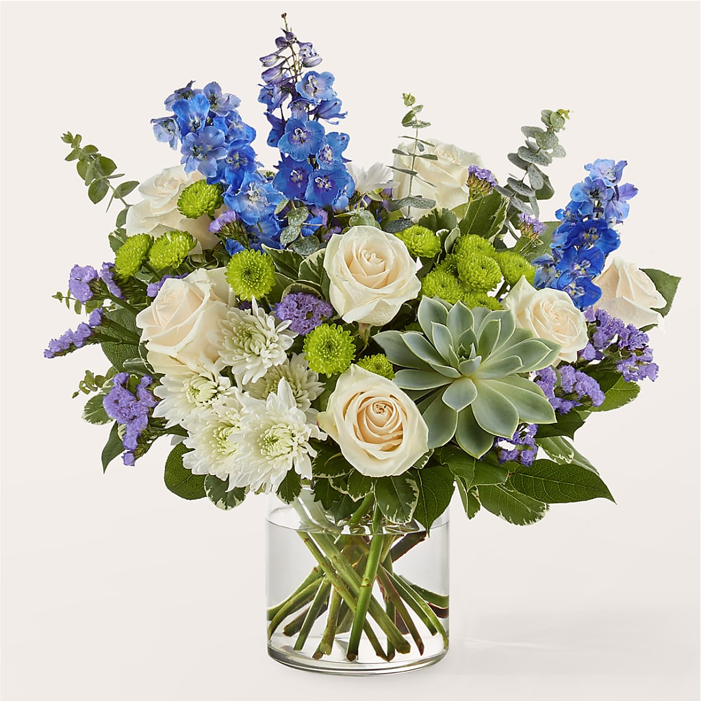 Cerulean Waves Bouquet – Heavenly Plants, Regina SK