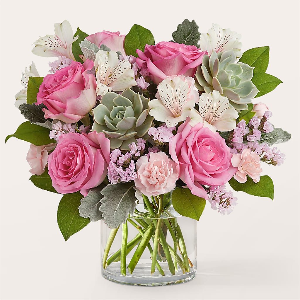 Dusty Rose Bouquet – Heavenly Plants, Regina SK