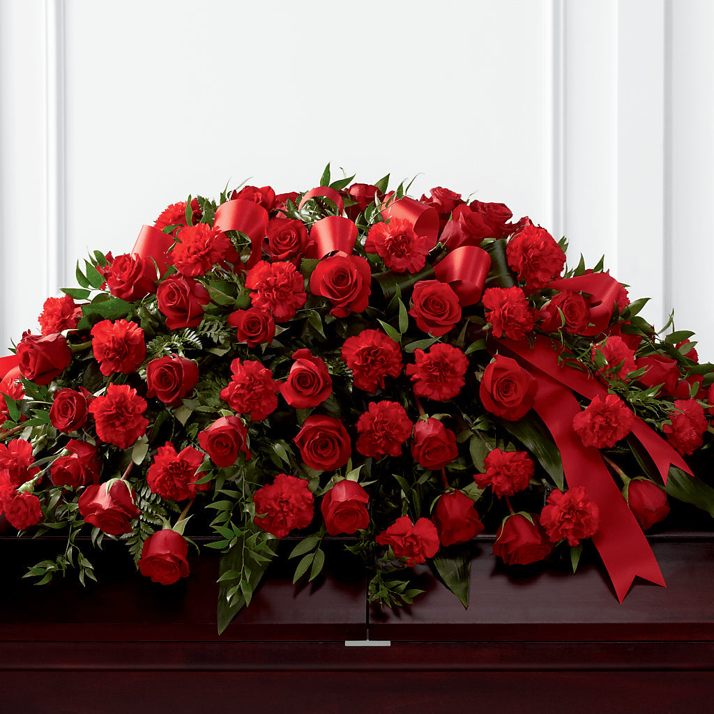 Tribute of Life Casket Spray – Heavenly Plants, Regina SK