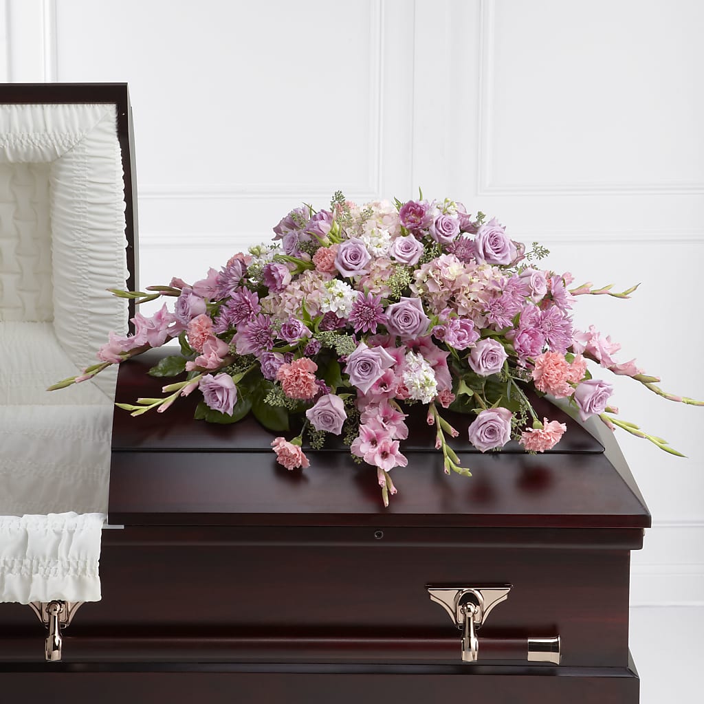 Immorata Casket Spray – Heavenly Plants, Regina SK