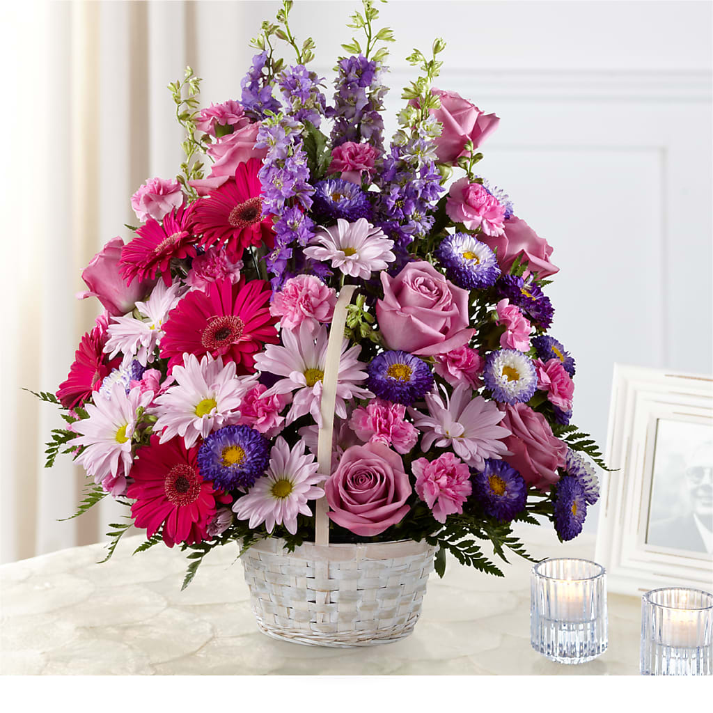 Pastel Peace Basket – Heavenly Plants, Regina SK
