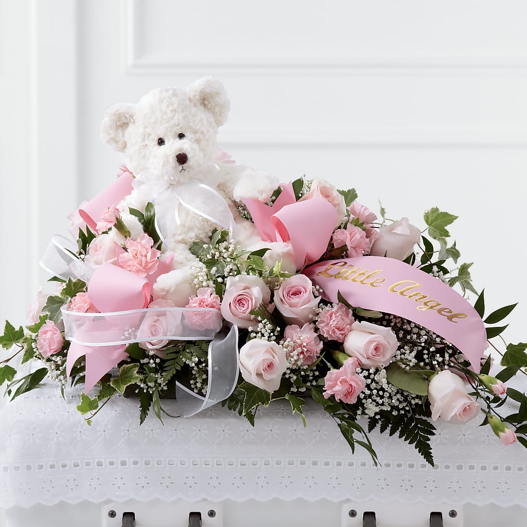 Touch of Sympathy Casket Spray – Heavenly Plants, Regina SK