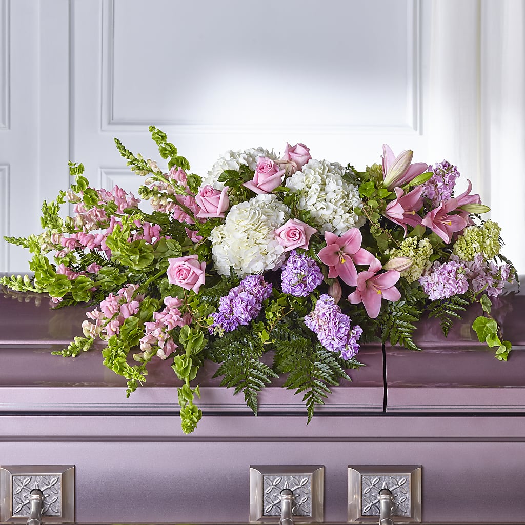 Life's Gratitude Casket Spray – Heavenly Plants, Regina SK