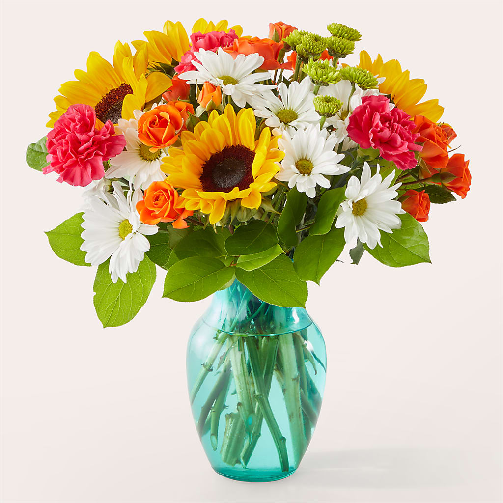 Sun-drenched Blooms Bouquet – Heavenly Plants, Regina SK