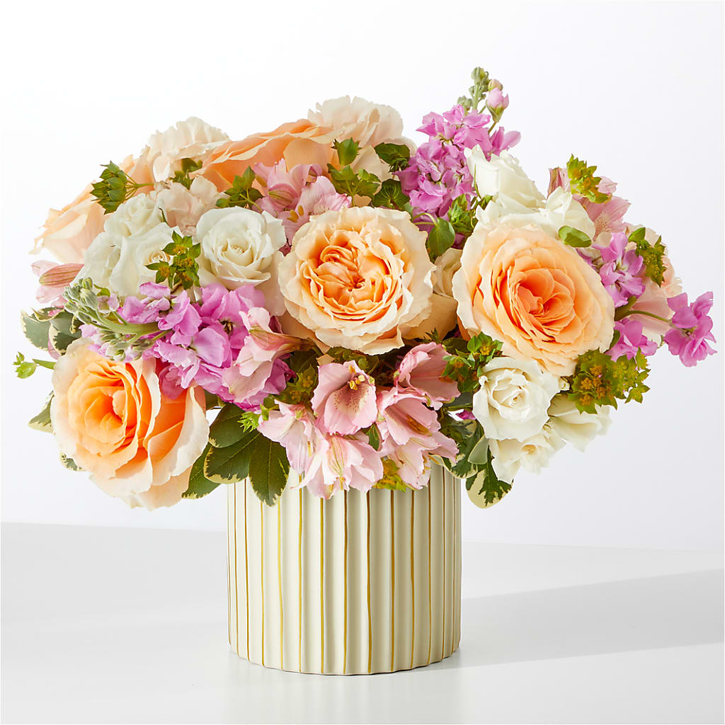 Paradise Bouquet with Ivory Vase – Heavenly Plants, Regina SK