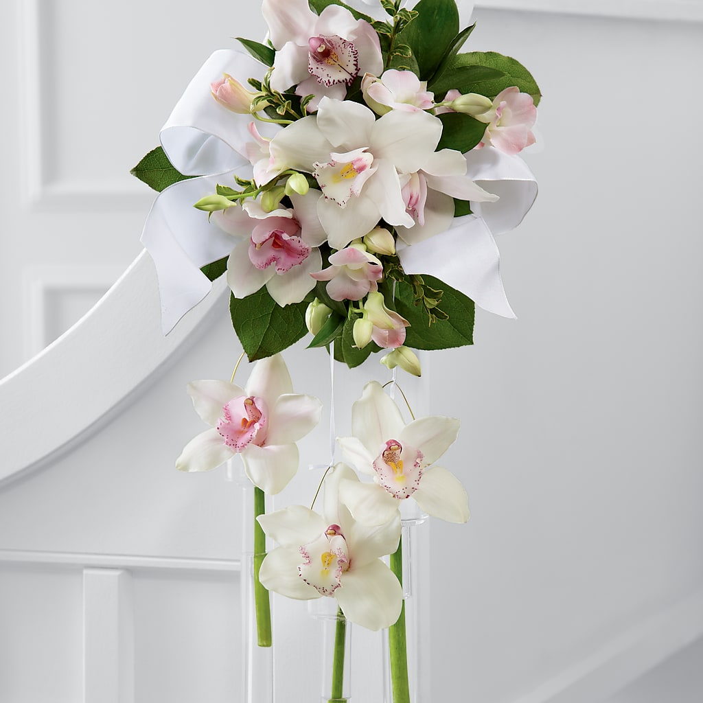 Perfect Entrance Pew Arrangement – Heavenly Plants, Regina SK