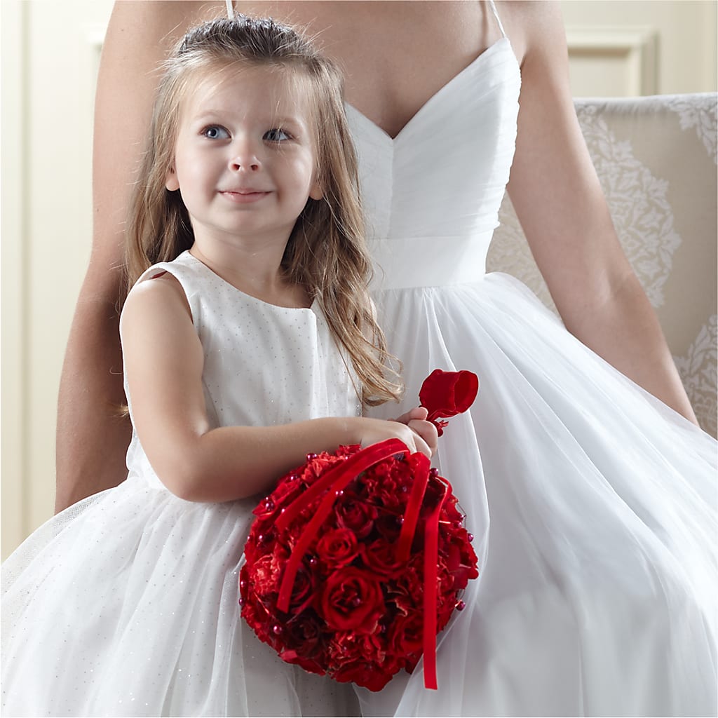 Pure at Heart Flower Girl Arrangement – Heavenly Plants, Regina SK