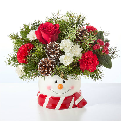 Jolly Snowman Bouquet –  Heavenly Plants, Regina SK