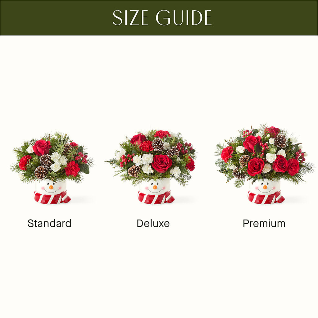 Jolly Snowman Bouquet –  Heavenly Plants, Regina SK
