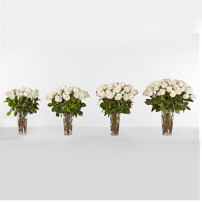 Long Stem White Rose Bouquet –  Heavenly Plants, Regina SK