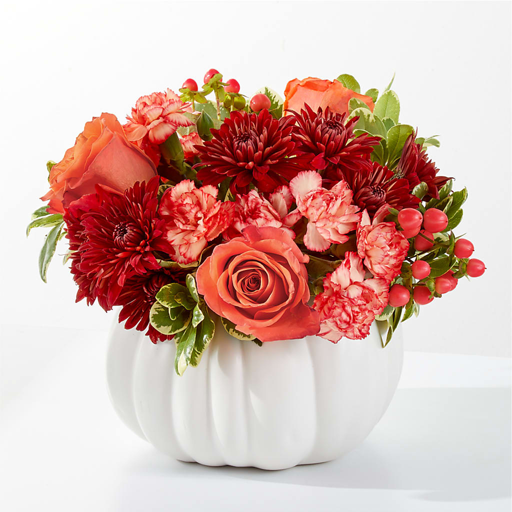 Bouquet de citrouilles à l'air d'automne