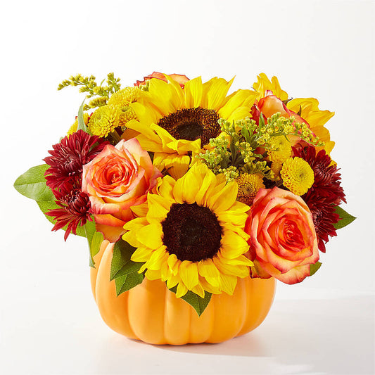 Golden Gourd Pumpkin Bouquet –  Heavenly Plants, Regina SK