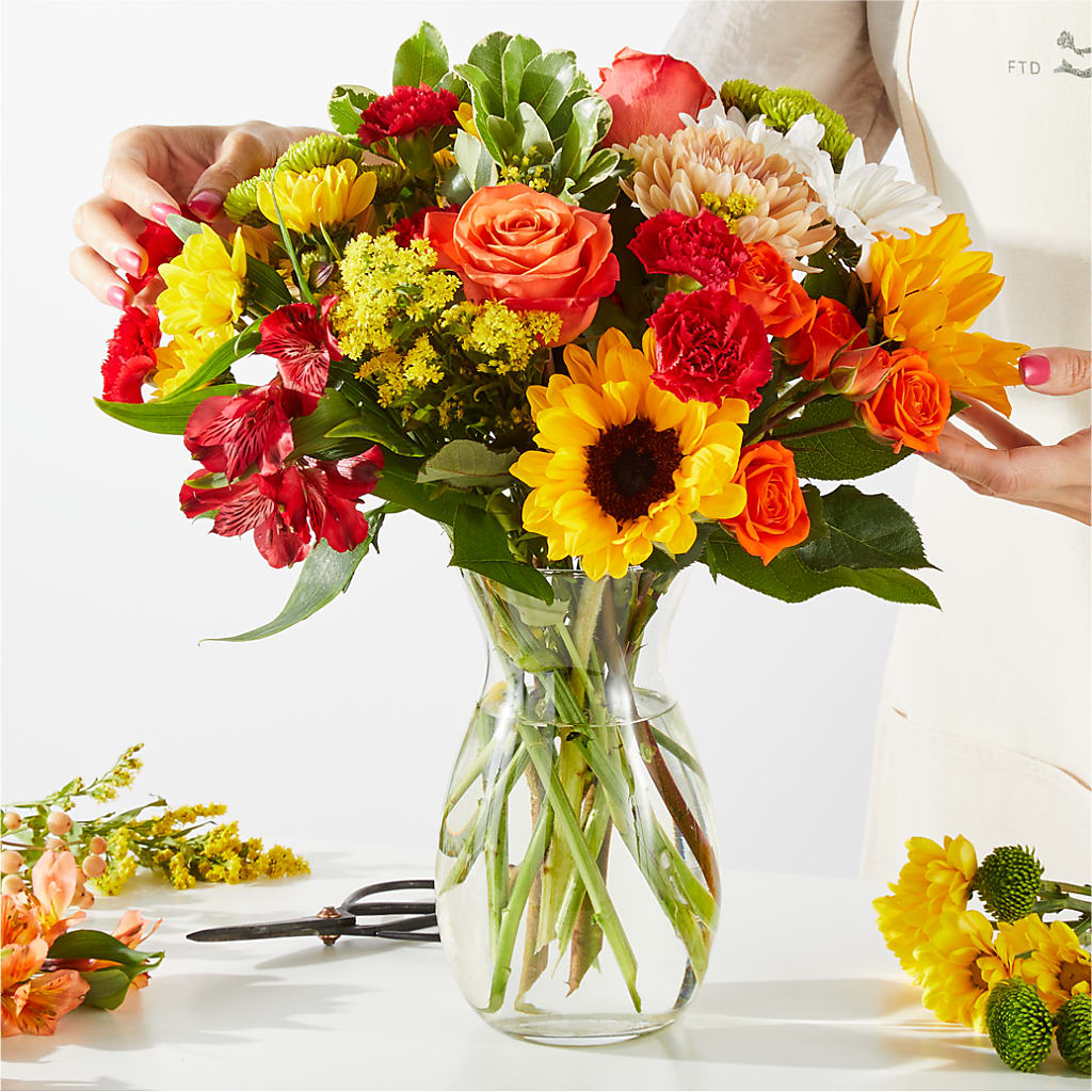 Delicias de otoño: una obra original de floristería