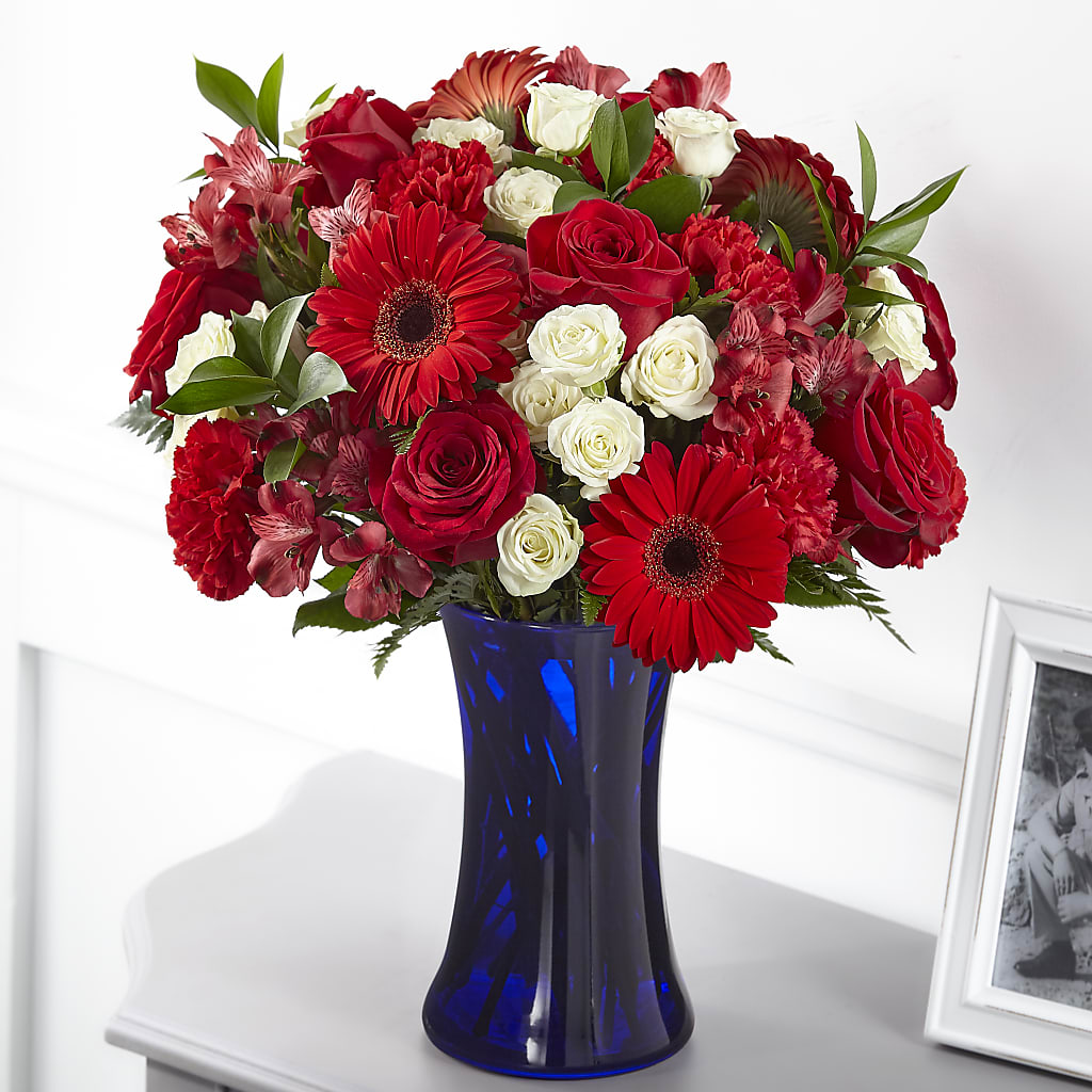 Bouquet Cœurs enlacés