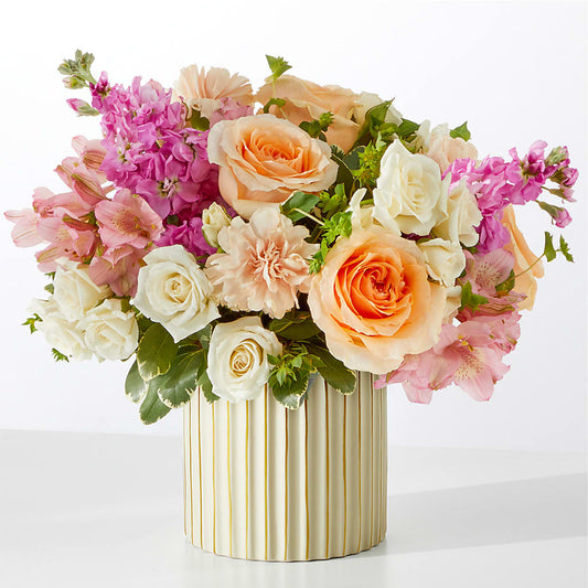Paradise Bouquet with Ivory Vase –  Heavenly Plants, Regina SK