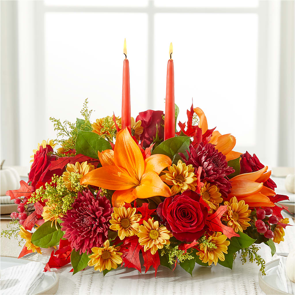 Autumn's Embrace Centerpiece –  Heavenly Plants, Regina SK
