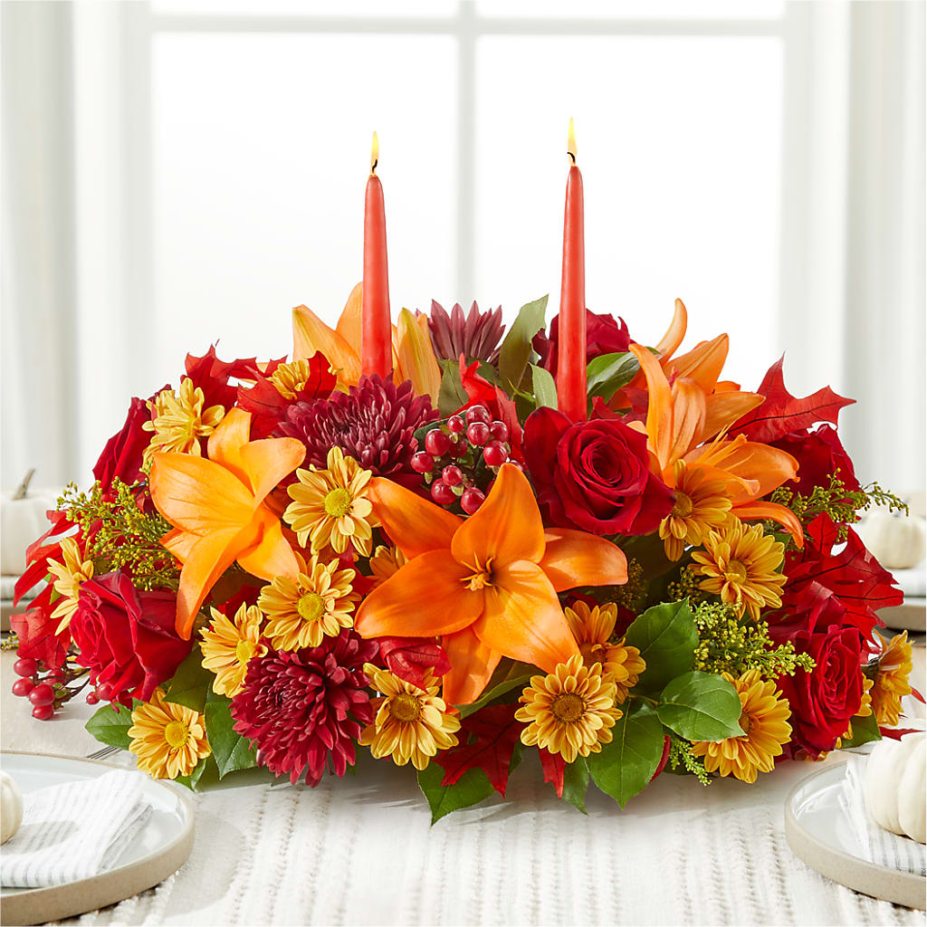 Autumn's Embrace Centerpiece –  Heavenly Plants, Regina SK